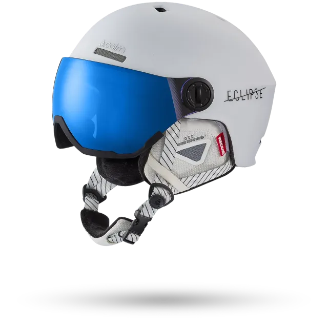 Cairn Eclipse Rescue skidhjälm 56/58 white blue