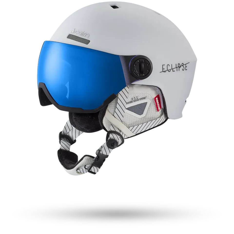 Cairn Eclipse Rescue skidhjälm 56/58 white blue