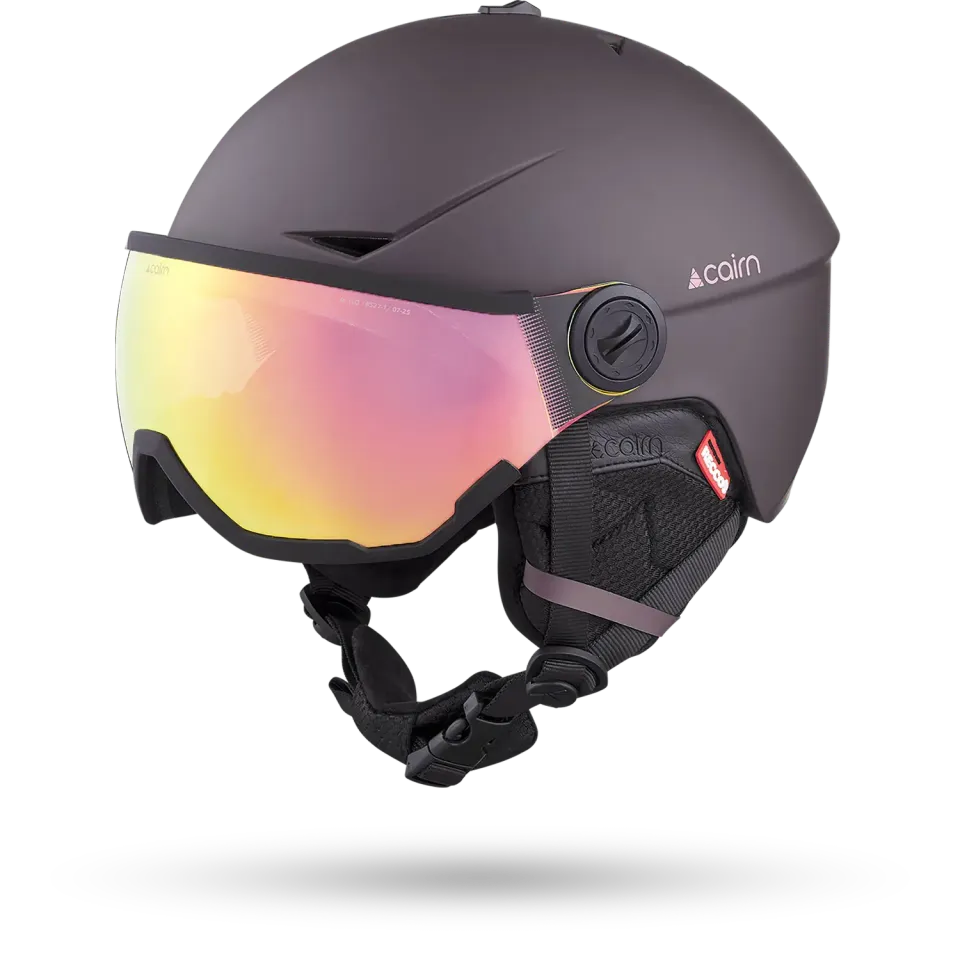 Cairn Rise II Visor skidhjälm matte plum visir