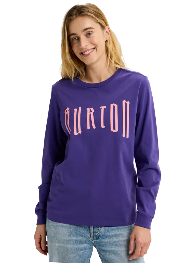 Burton Chinclip Long Sleeve T-shirt Prism Violet ekologisk