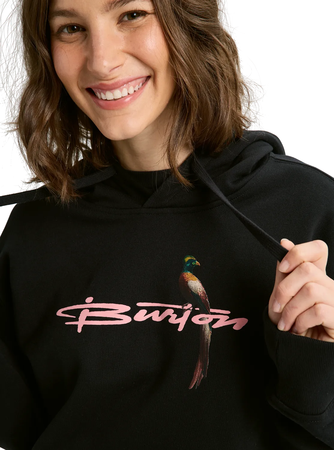 Burton Custom 26 huvtröja True Black ekologisk bomull