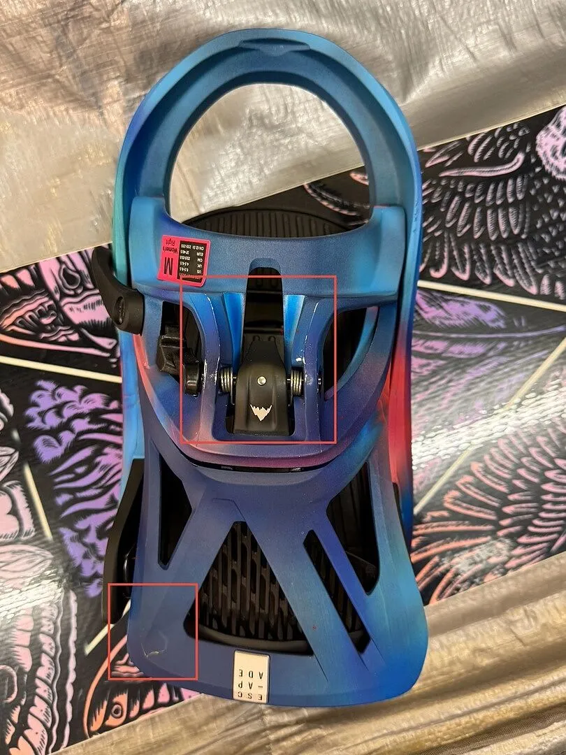 Burton Step On Escapade snowboardbindning Purple Voltage S