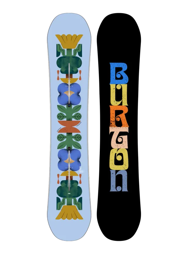 Burton Yeasayer snowboard dam Flora 140 mjuk twin