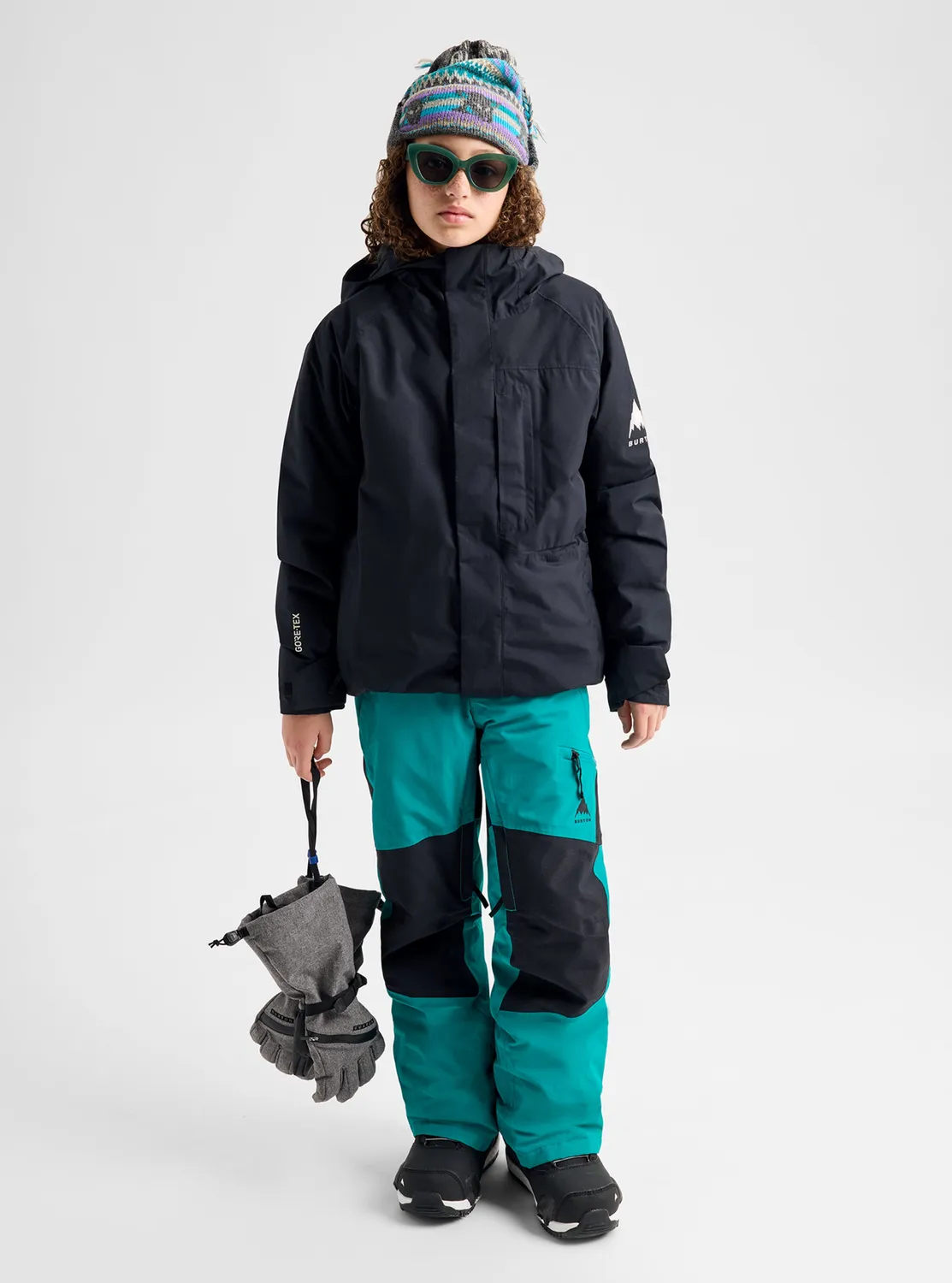 Burton Powline Gore-Tex 2L jacka barn teal svart
