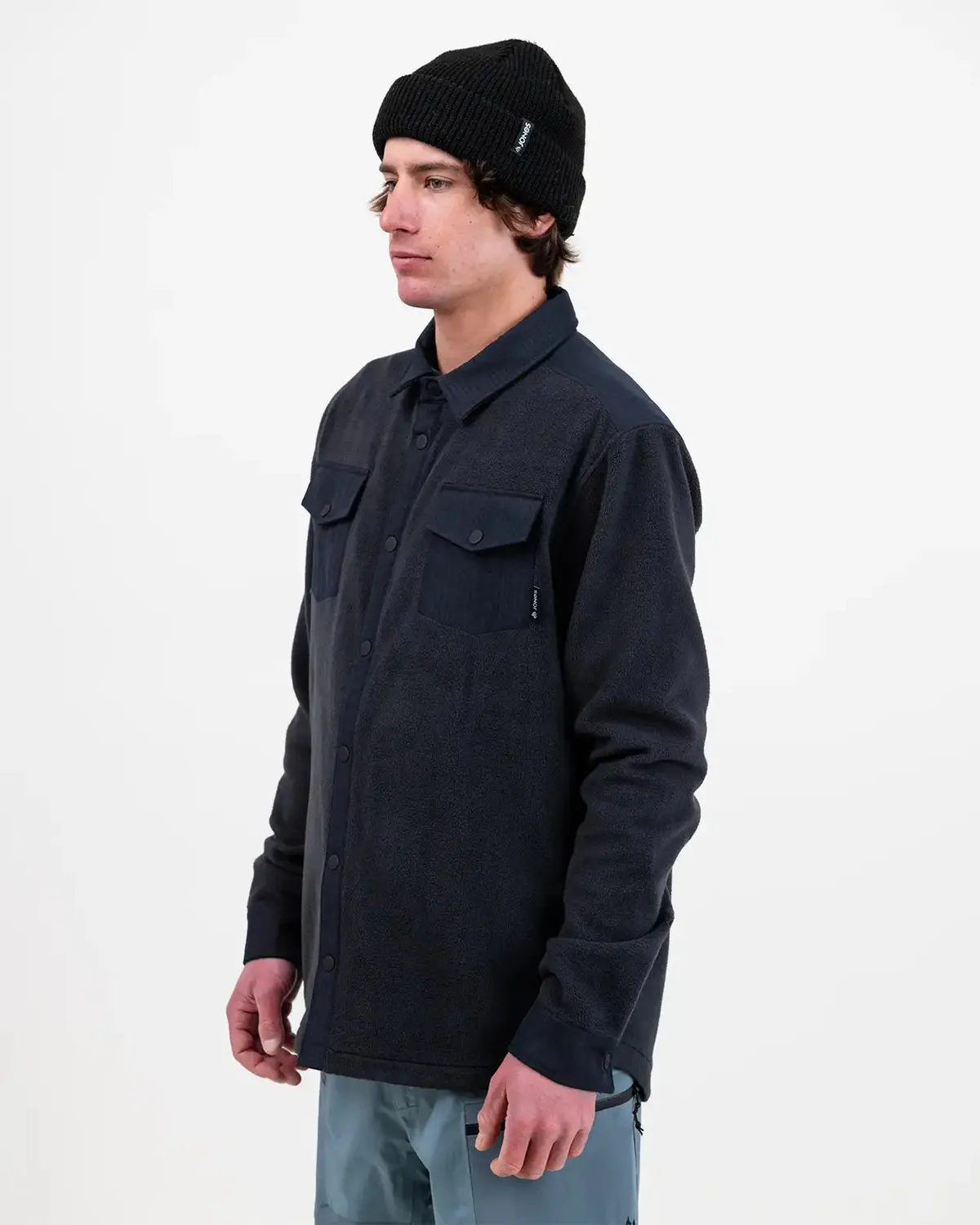 Jones December fleece skjorta Moss Green återvunnen