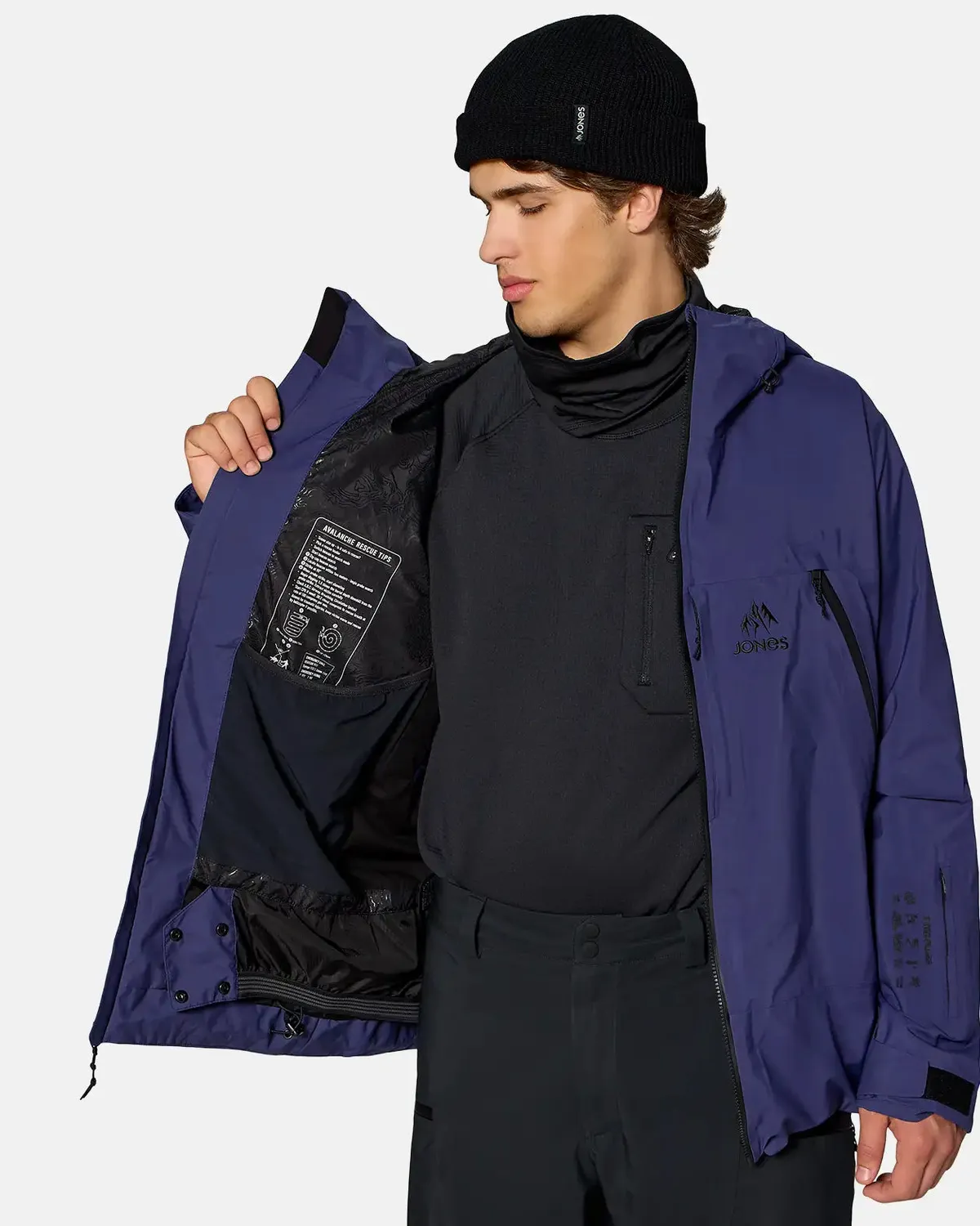 Jones Deeper GORE-TEX jacka herr eclipse blue vattentät