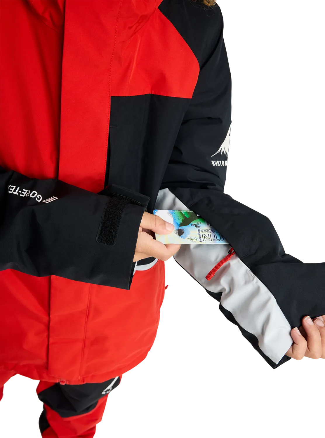 Burton Powline Gore-Tex 2L jacka barn flame scarlet