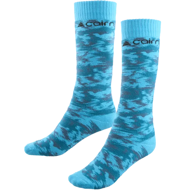Cairn Spirit J juniorstrumpor Turquoise Camo skida