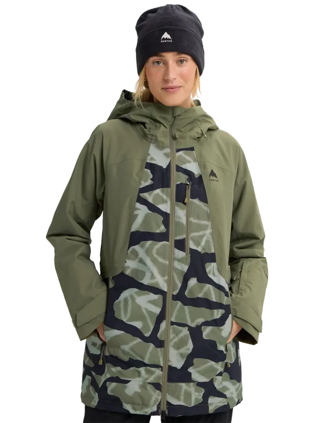 Burton Reserve 2L Insulated jacka dam Sunrise Coral varm