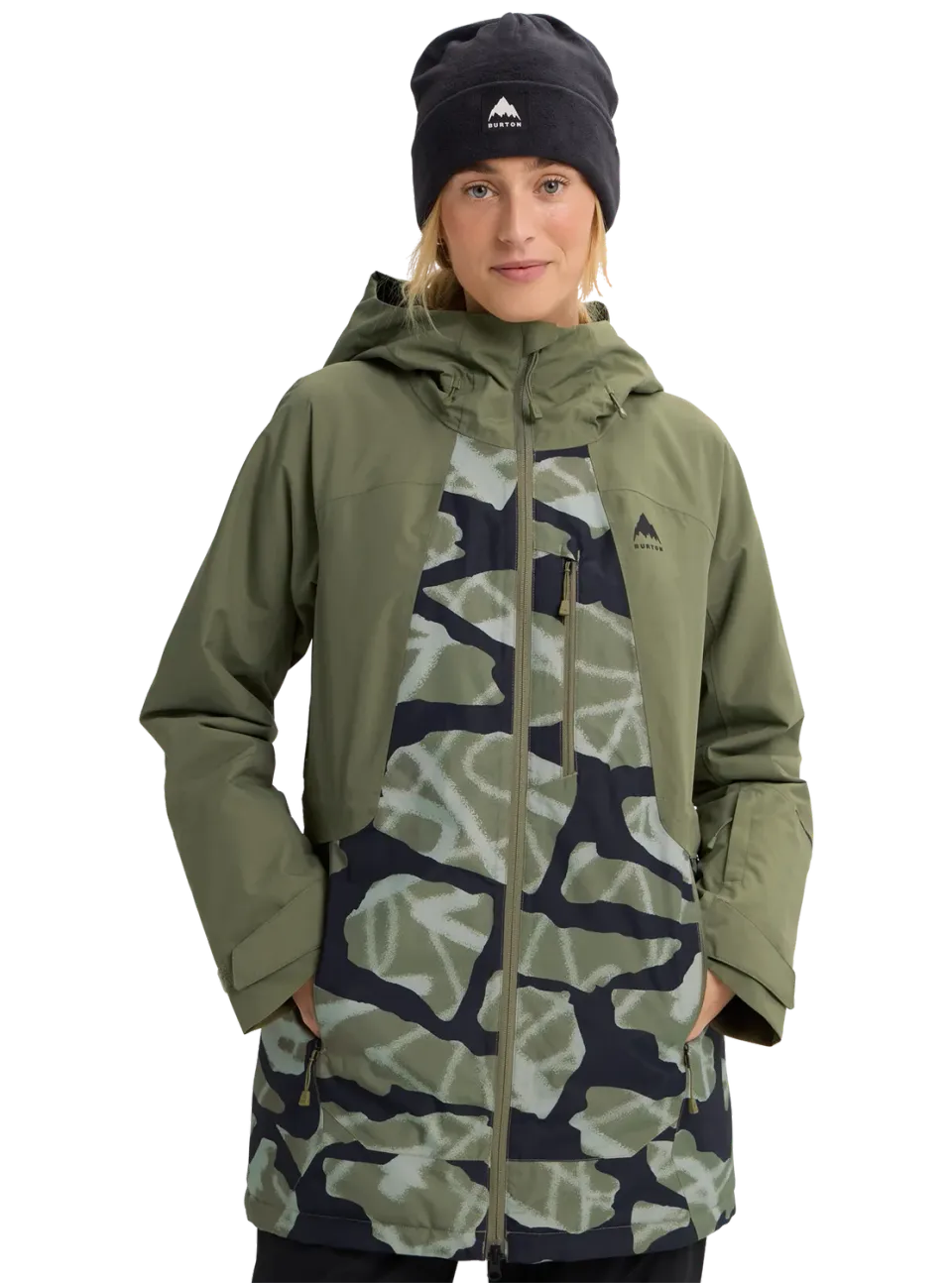 Burton Reserve 2L Insulated jacka dam Sunrise Coral varm