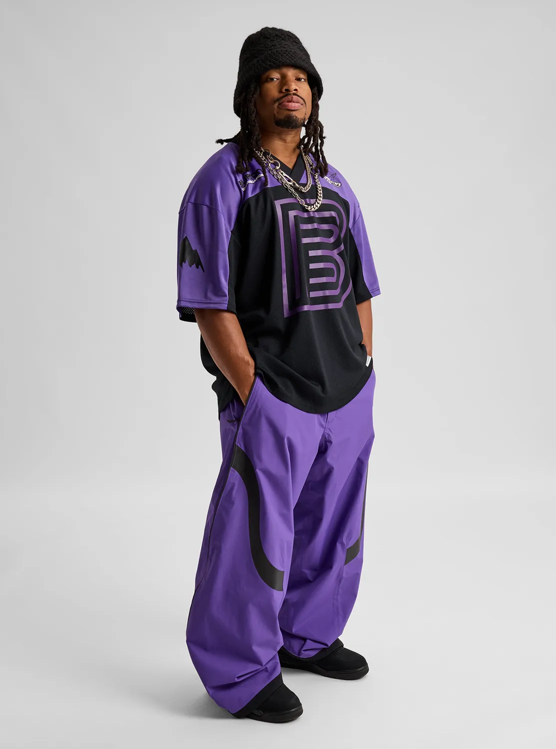 Burton 2L Baggy Simple snowboardbyxa Planet Purple