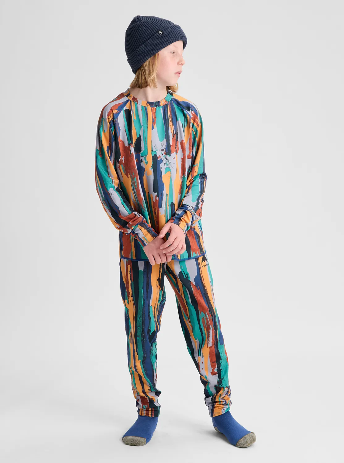 Burton Midweight underställsset Atlantic Teal barn