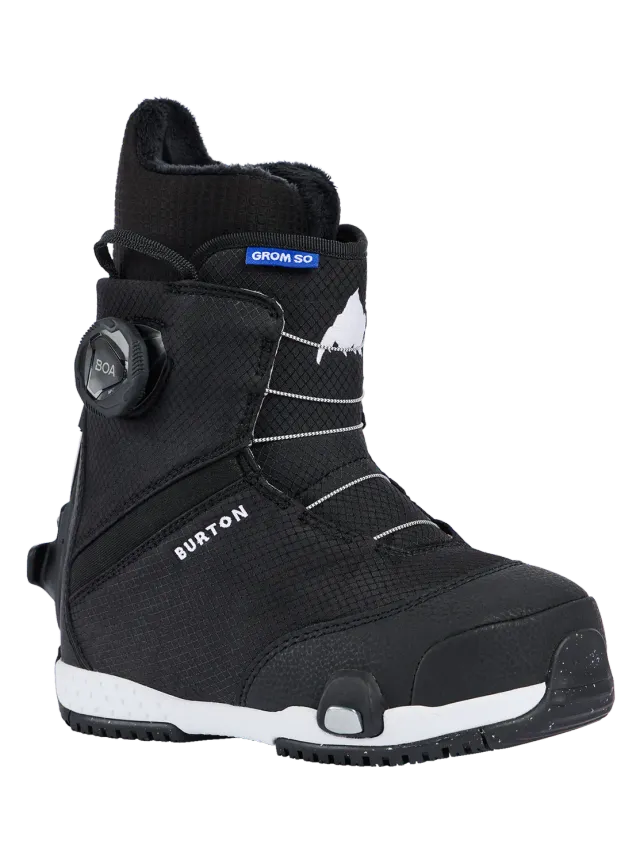 Burton Grom Step On snowboardboots barn svart BOA
