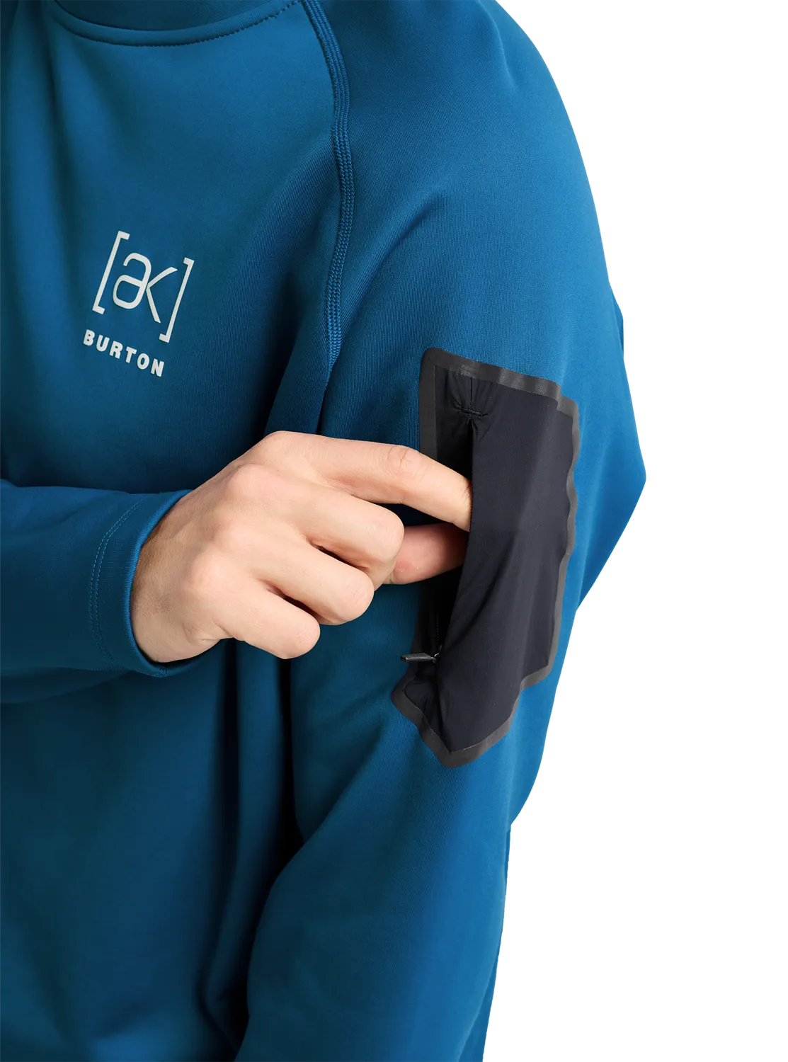 Burton [ak] Baker Stretch fleecetröja Gray Cloud stretch