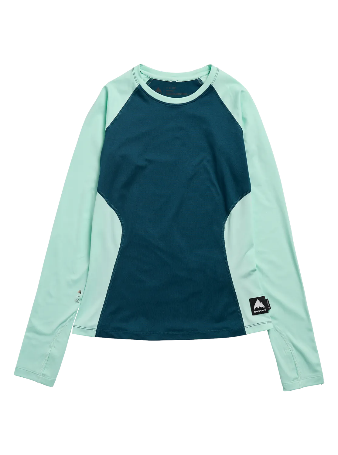 Burton Synthetic Midweight Base Layer Crew True Black dam