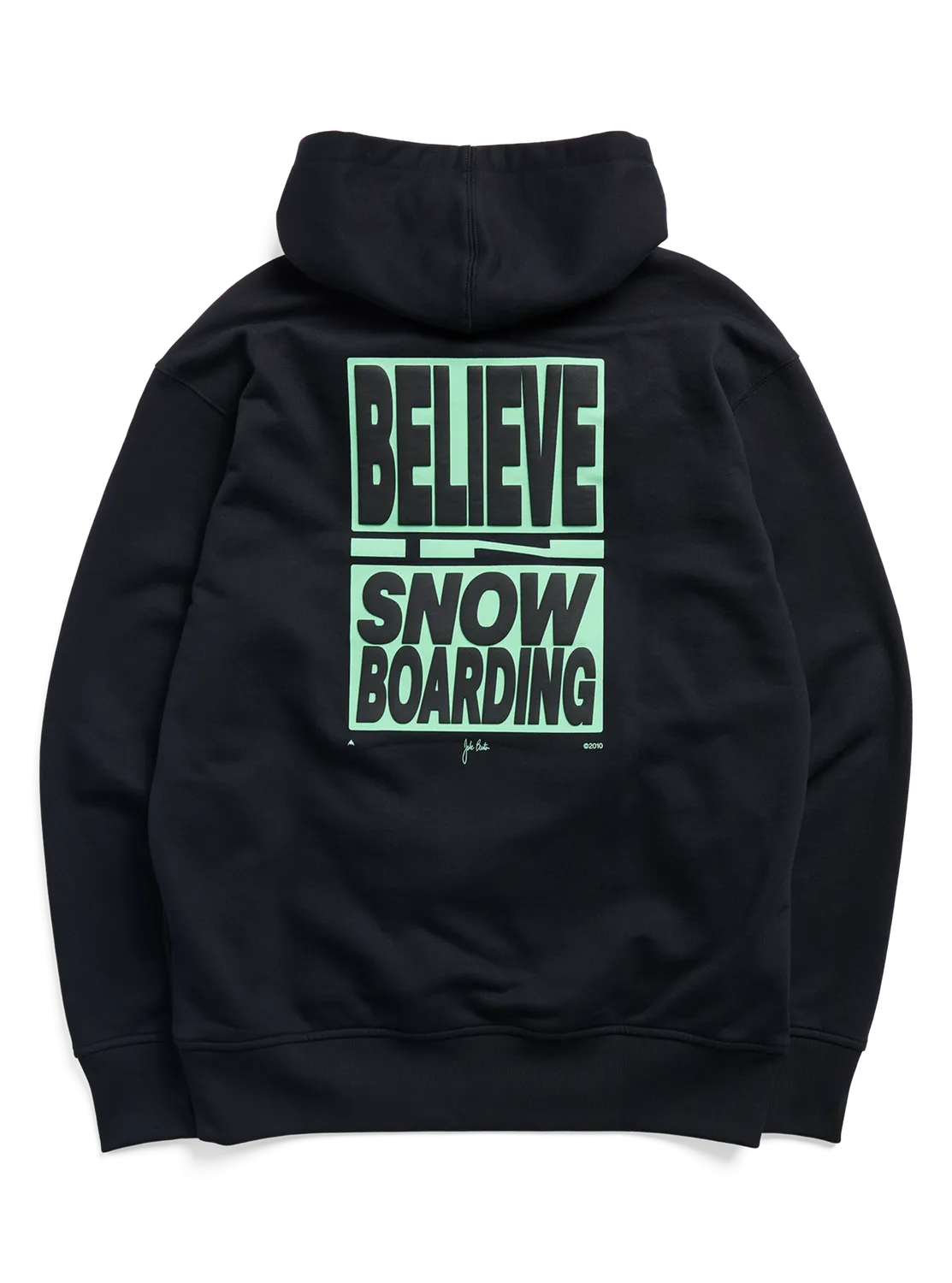 Burton From Burton to the World hoodie True Black ekologisk