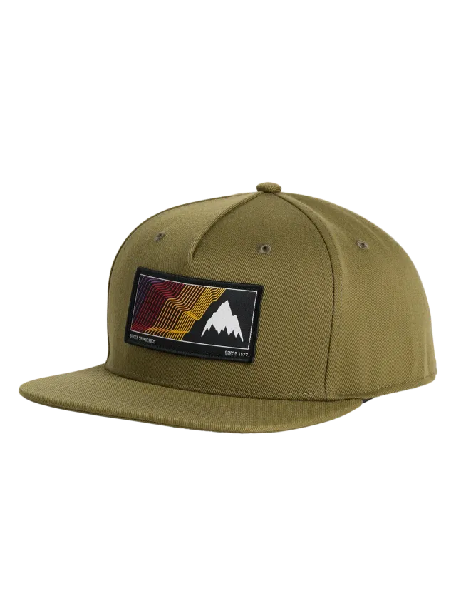 Burton Elmore keps Spiced Chai flat brim