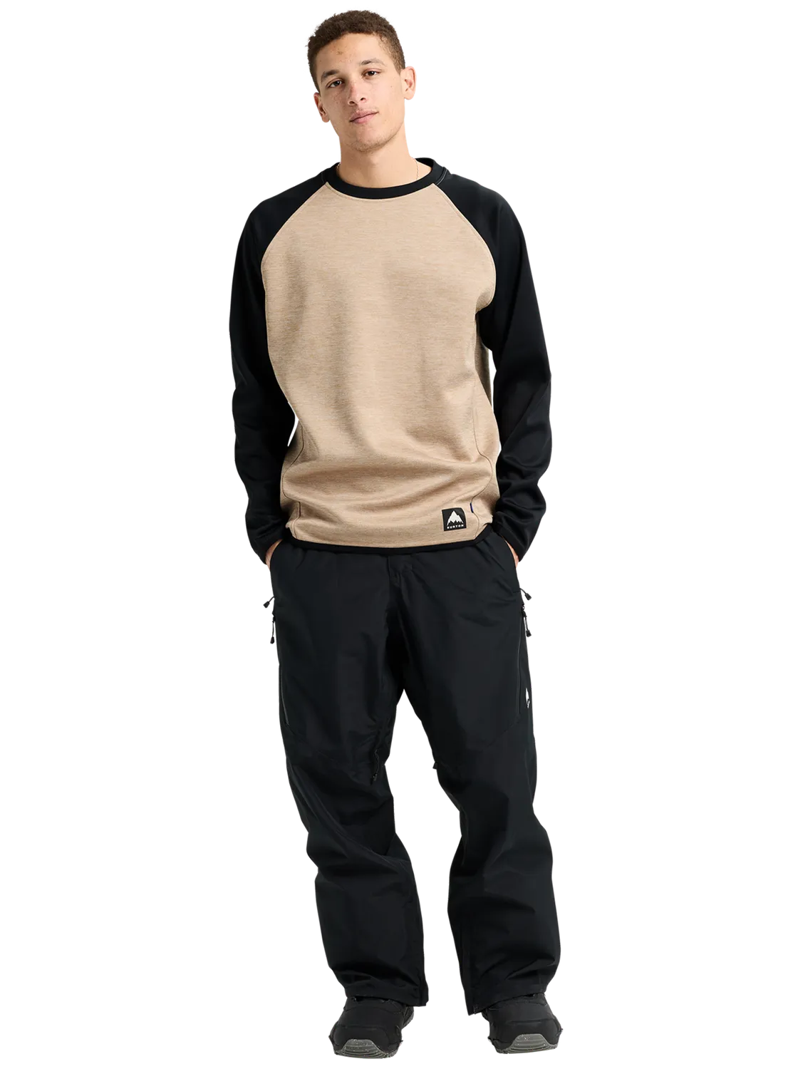 Burton Crown Weatherproof fleecetröja herr svart
