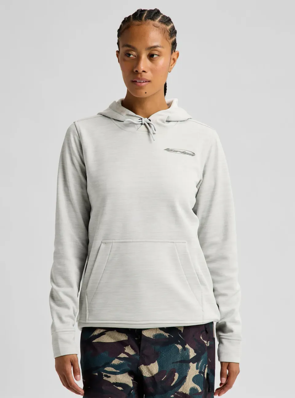 Burton Oak Pullover hoodie dam Seersucker Camo