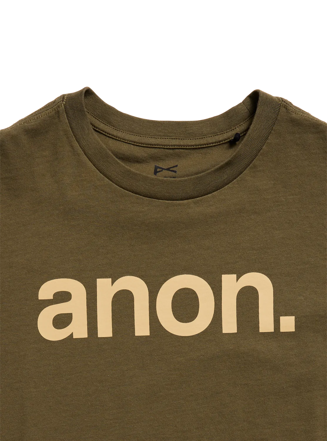 Burton Anon Short Sleeve T-shirt Dried Moss ekologisk bomull