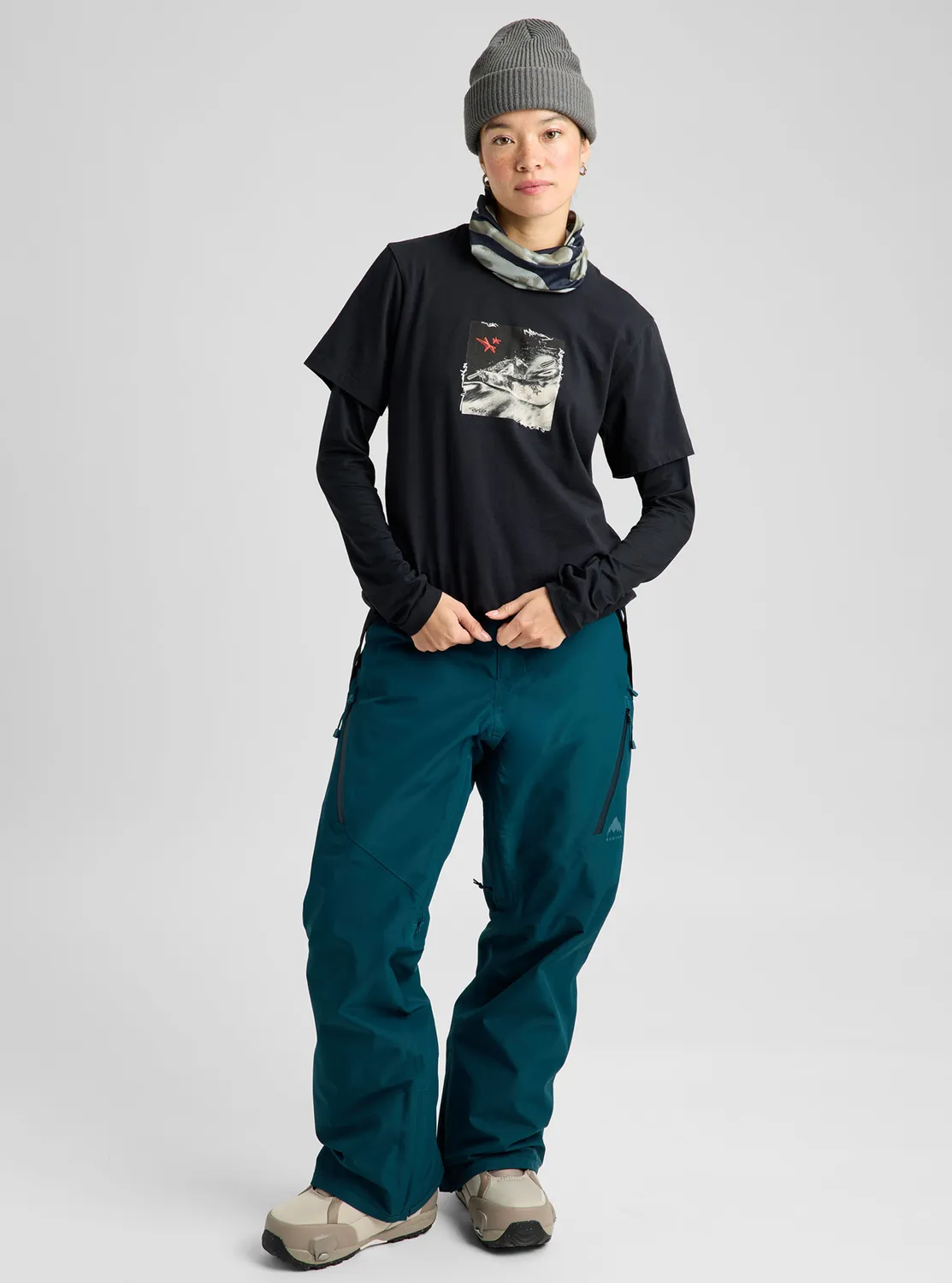 Burton Rider 27 t-shirt true black kortärmad