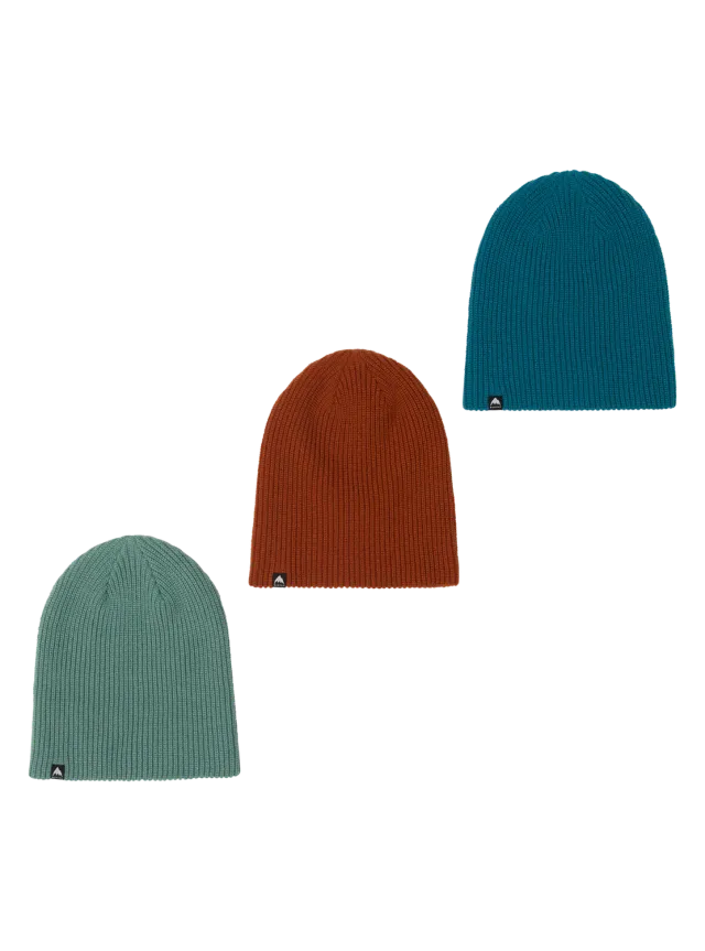 Burton Recycled DND mössa 3-pack svart/grå/vit varm