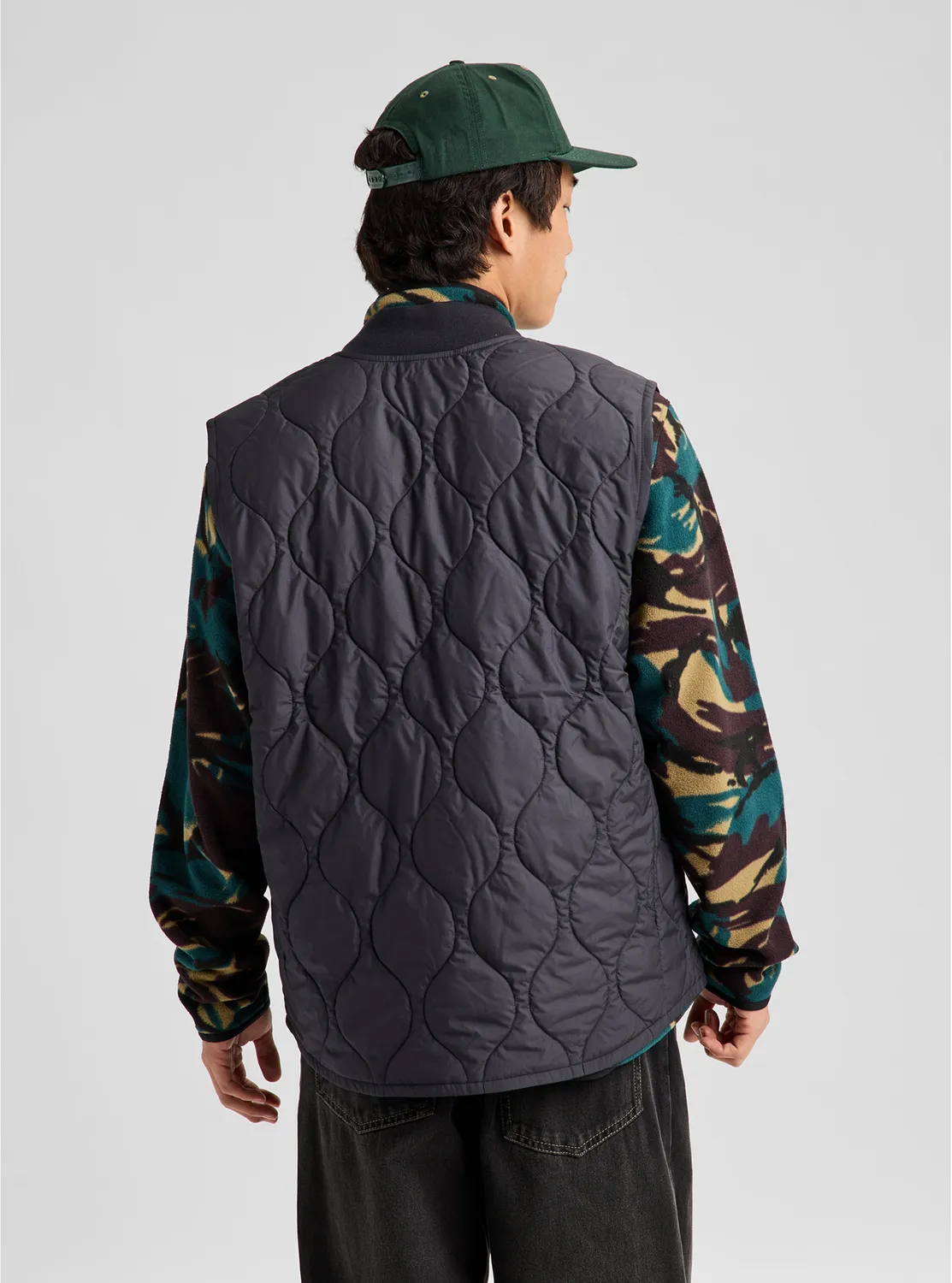 Burton Quilted Synthetic Puffer väst Orange Popsicle varm