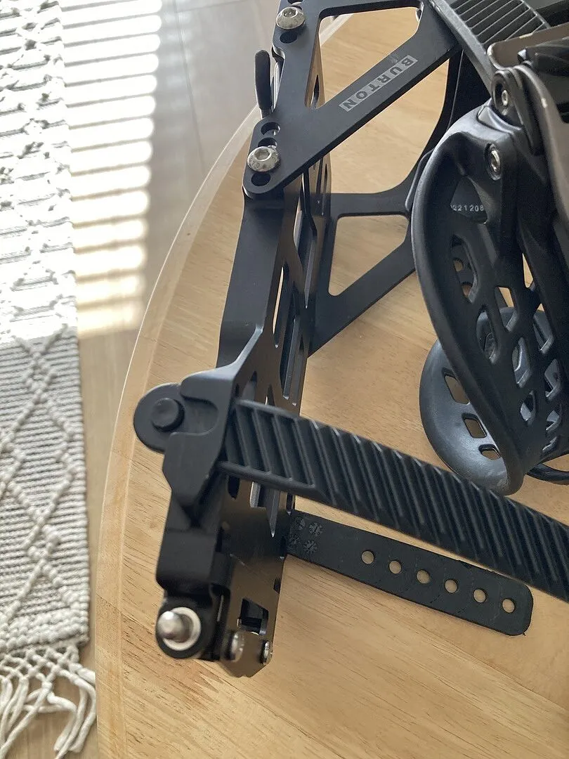 Burton Hitchhiker splitboardbindning Black snabb lägesväxling