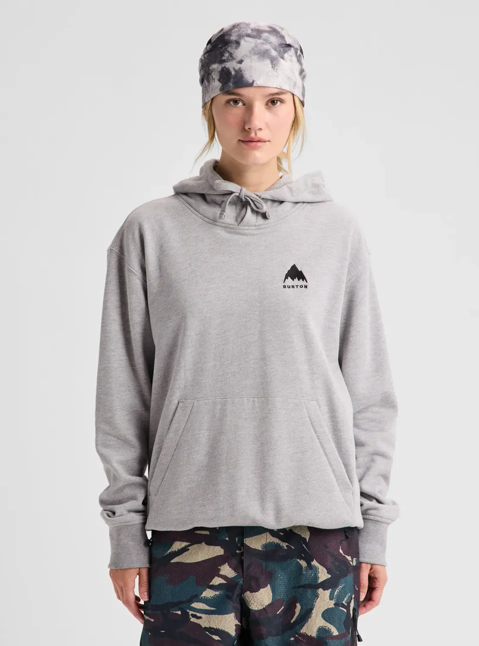 Burton Mountain Pullover huvtröja ekologisk bomull