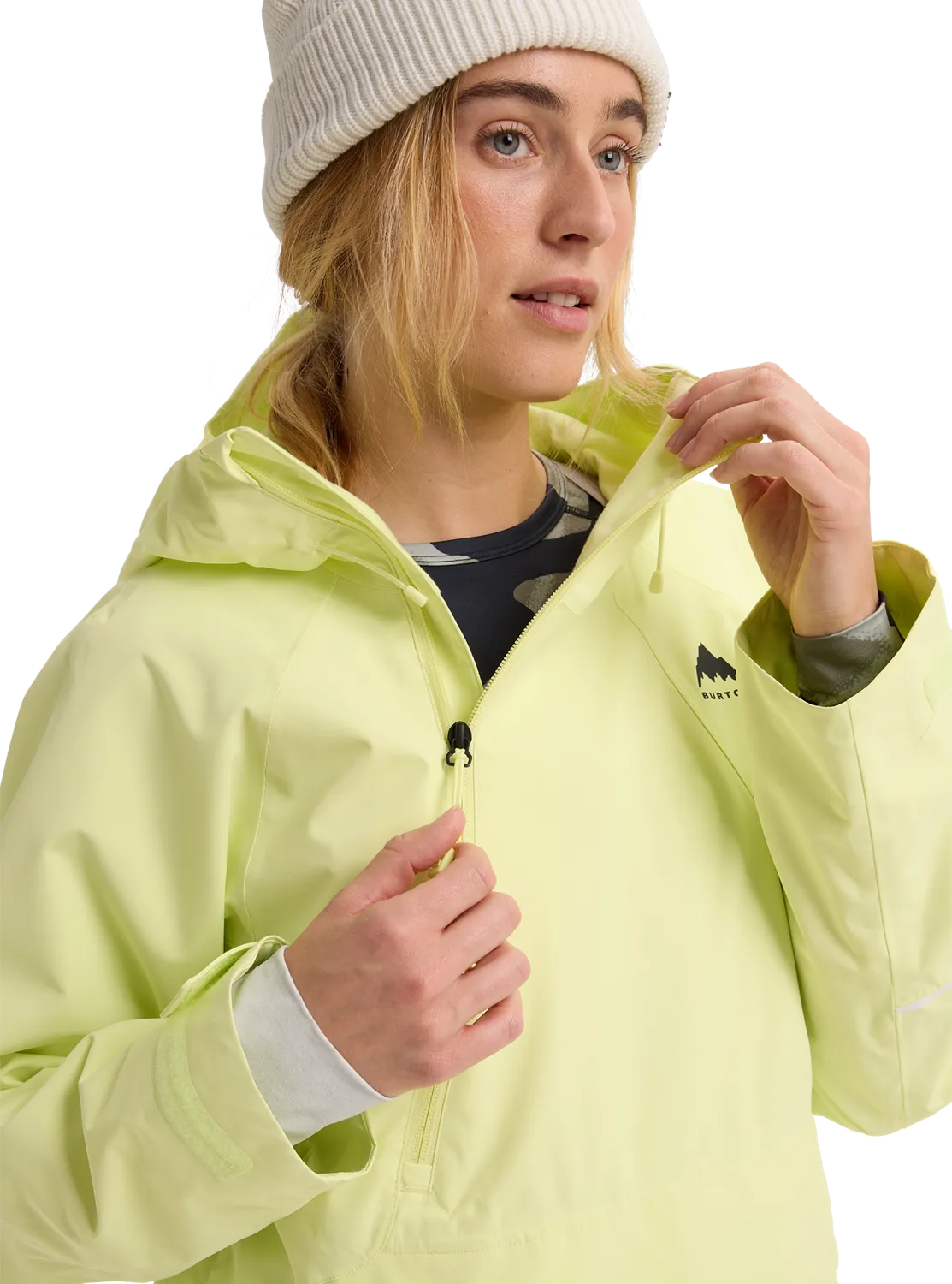Burton Reserve 2L Relaxed Anorak skidjacka Glow Yellow Green