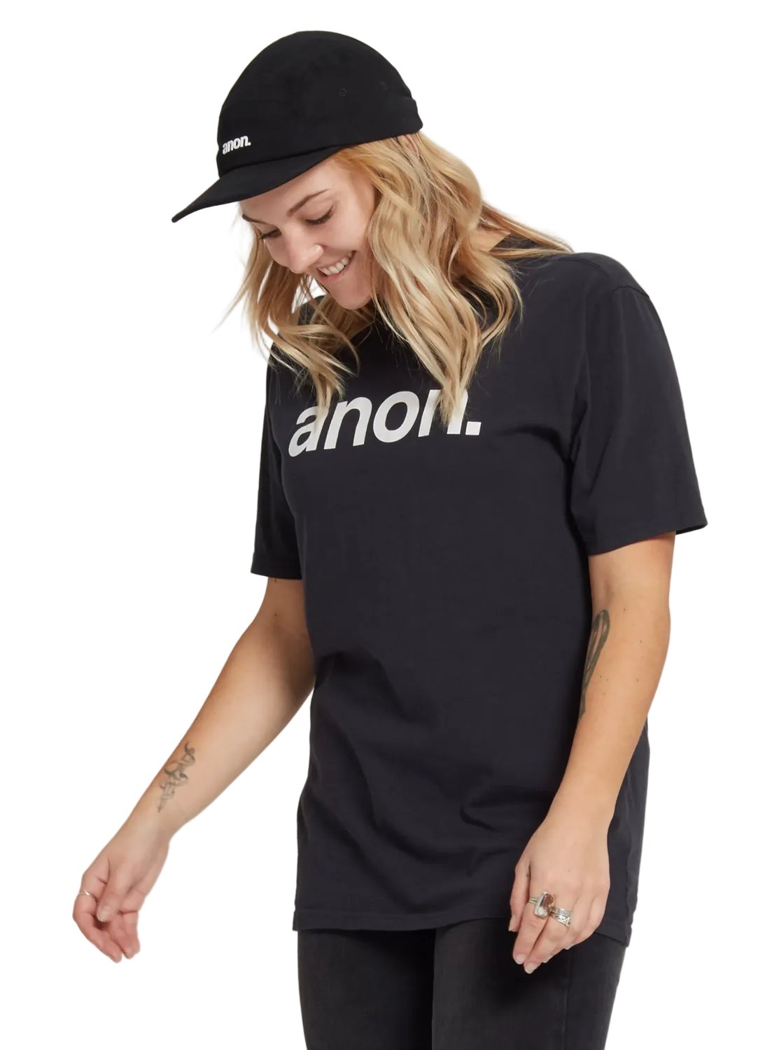 Burton Anon Short Sleeve T-shirt True Black ekologisk bomull