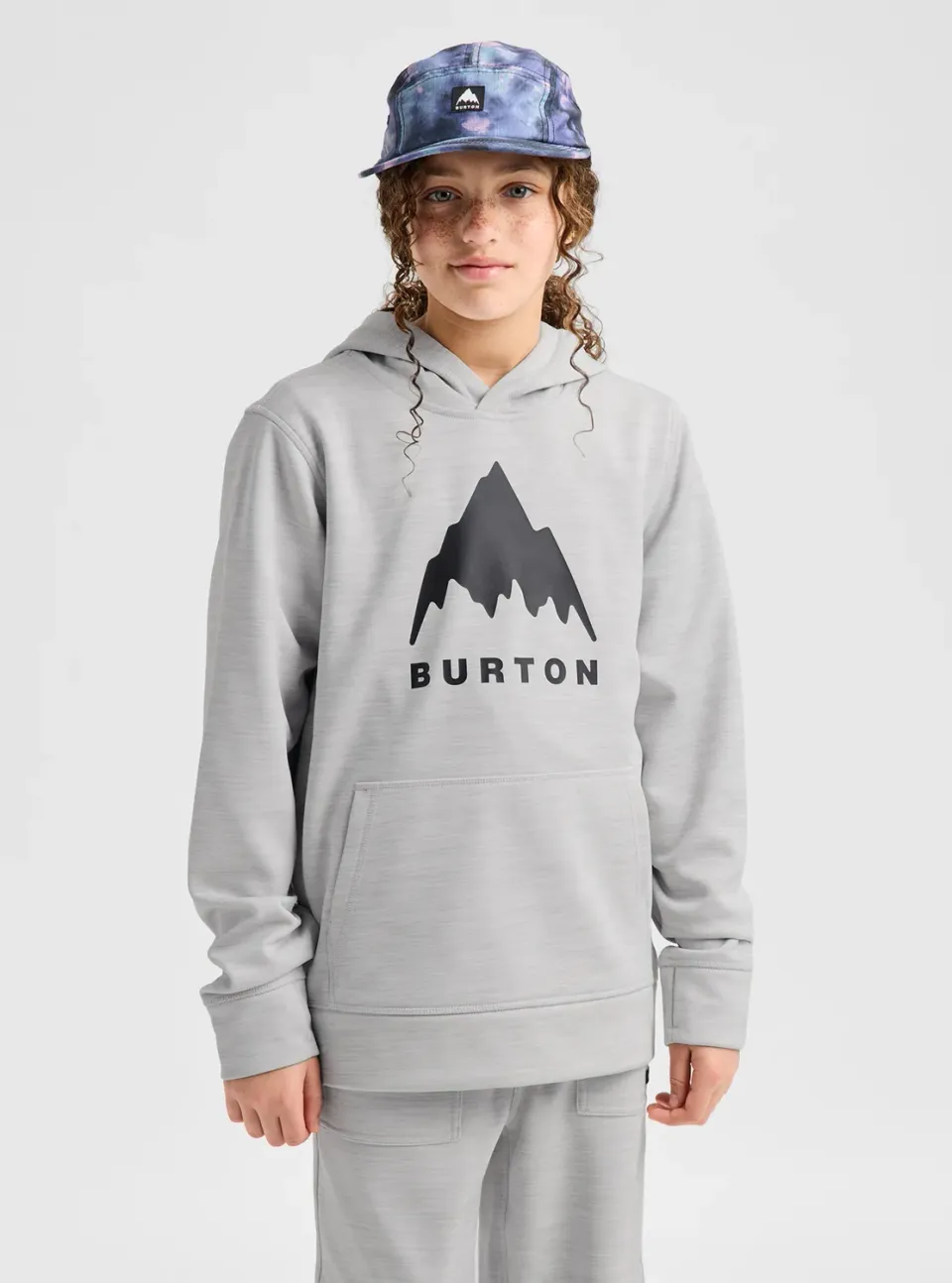 Burton Oak Pullover barn hoodie Spiced Chai mjuk