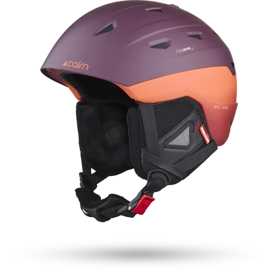 Cairn Xplorer Pure Mat Burgundy skidhjälm 56/58 – RECCO