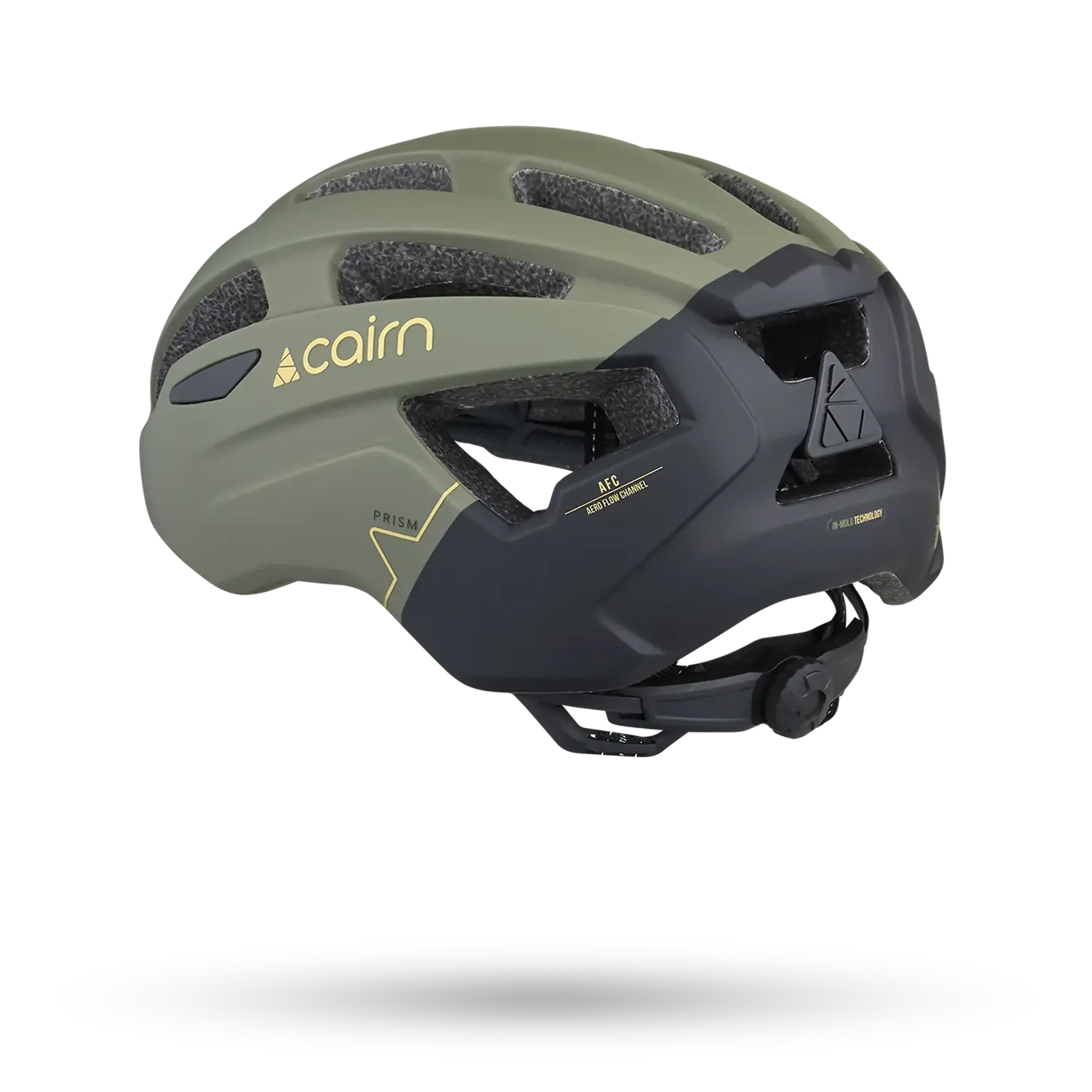 Cairn Prism II cykelhjälm mat olive ventilerad