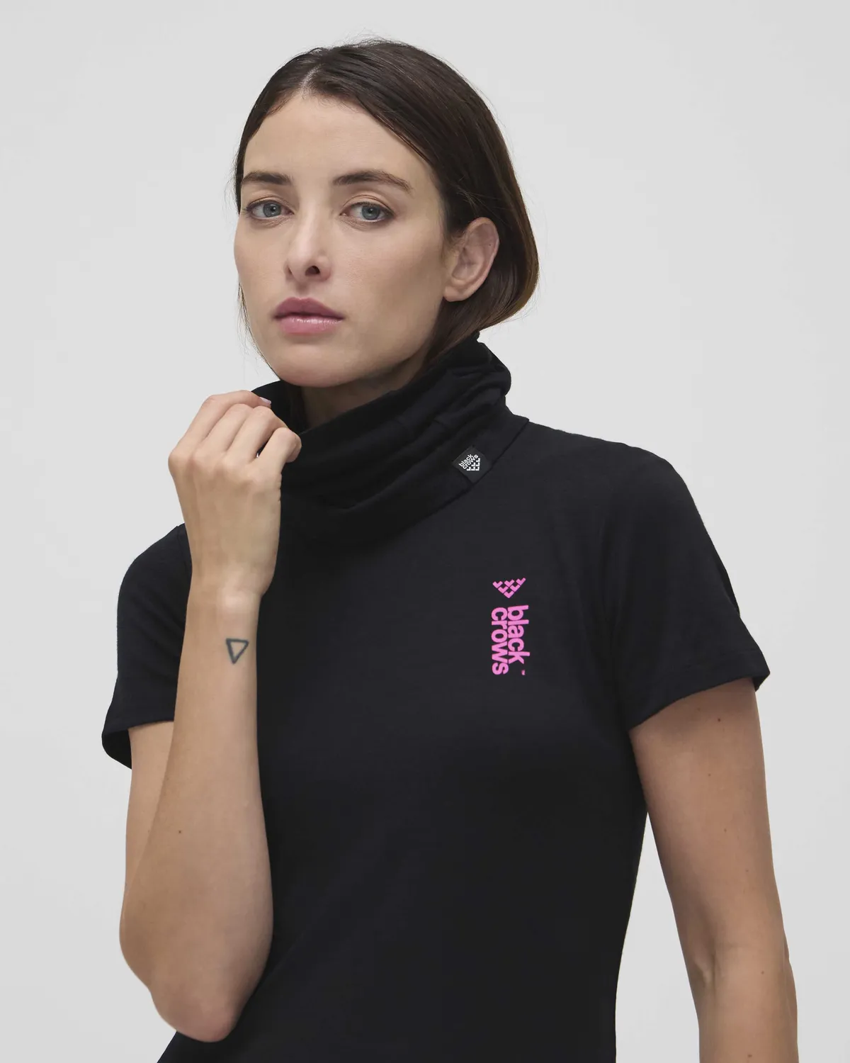 Black Crows Merino Wool Necktube halstub svart unisize