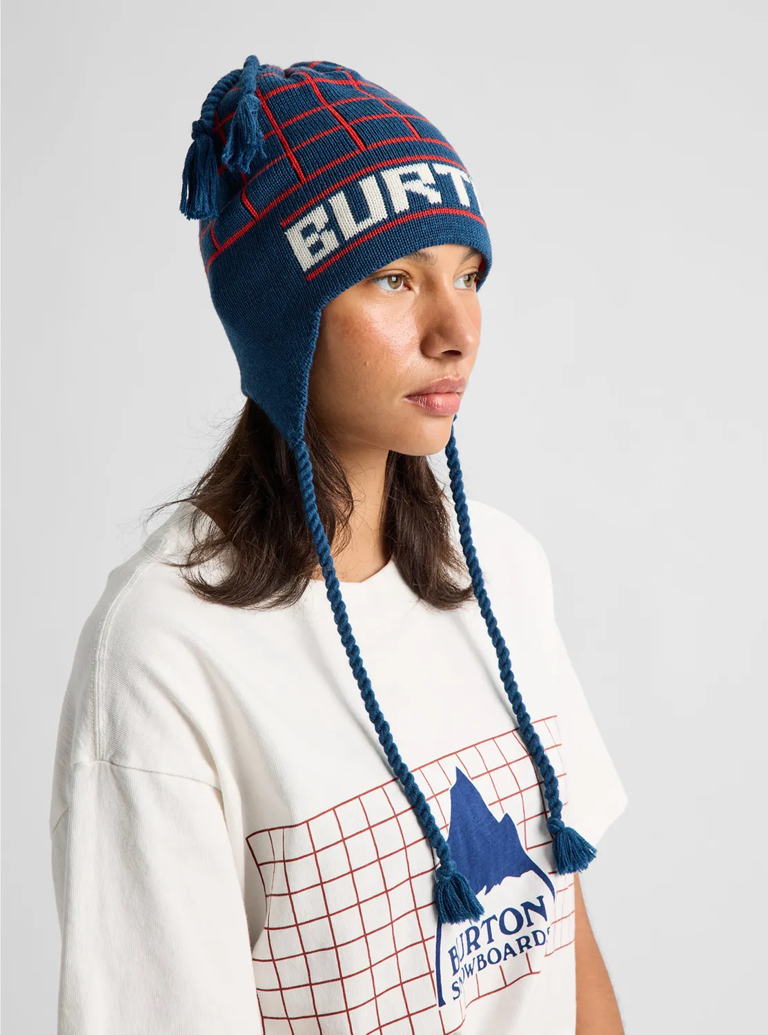 Burton 50th 80s Earflap mössa retro öronlappar
