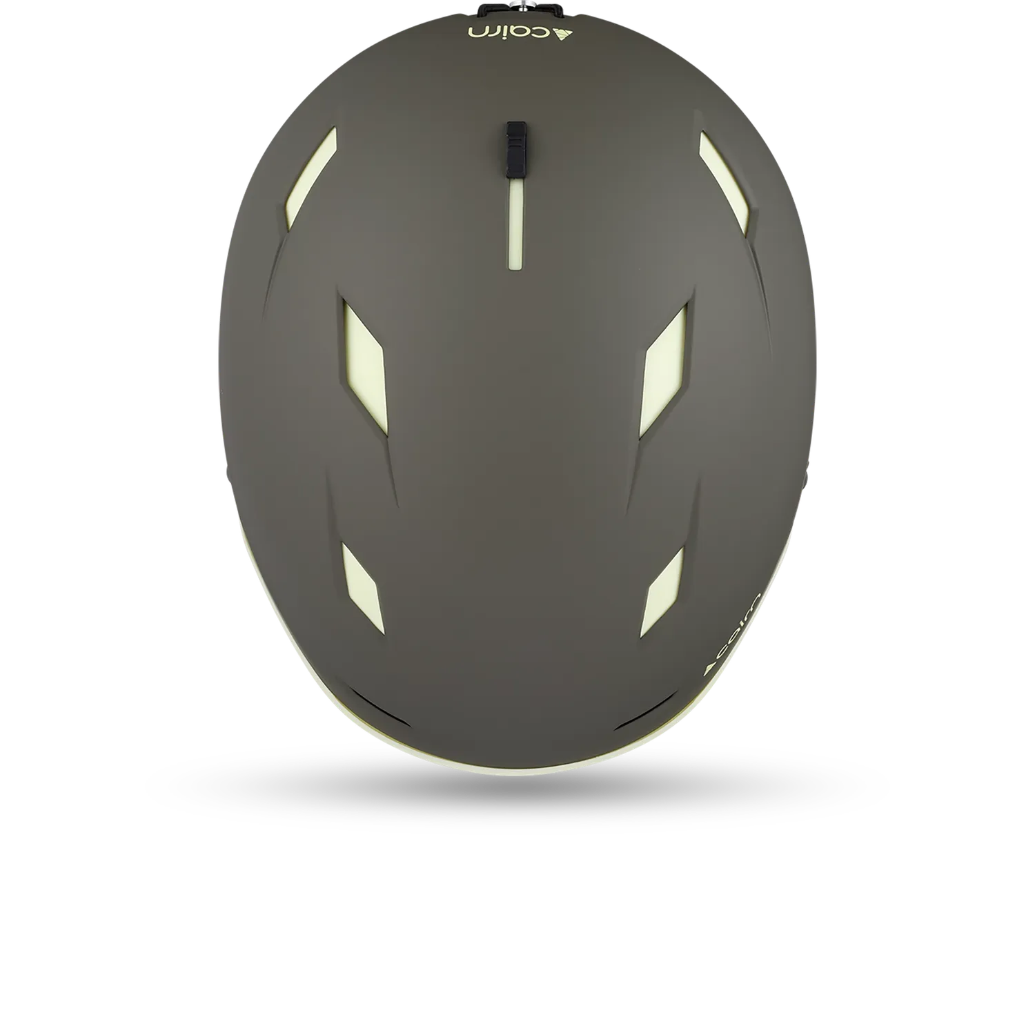 Cairn Equalizer Pure skidhjälm Mat Khaki Lime RECCO