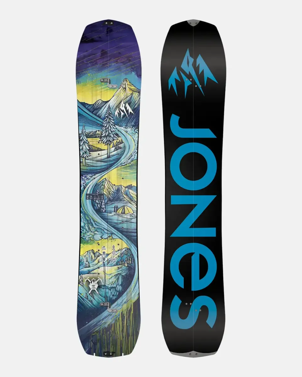 Jones Solution Youth splitboard 142 svart turåkning