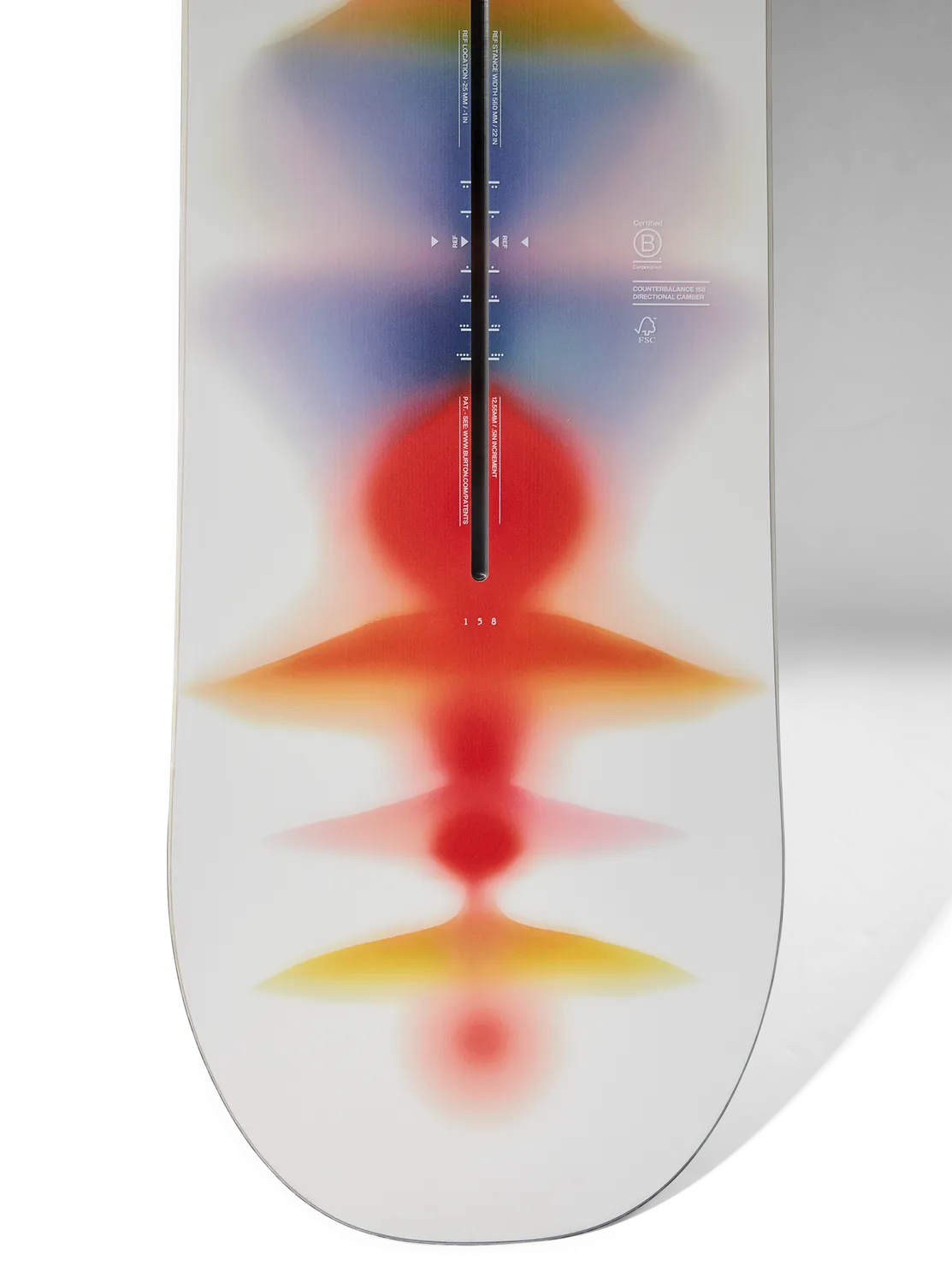 Burton Counterbalance Camber snowboard Sun Glow 154 flyt