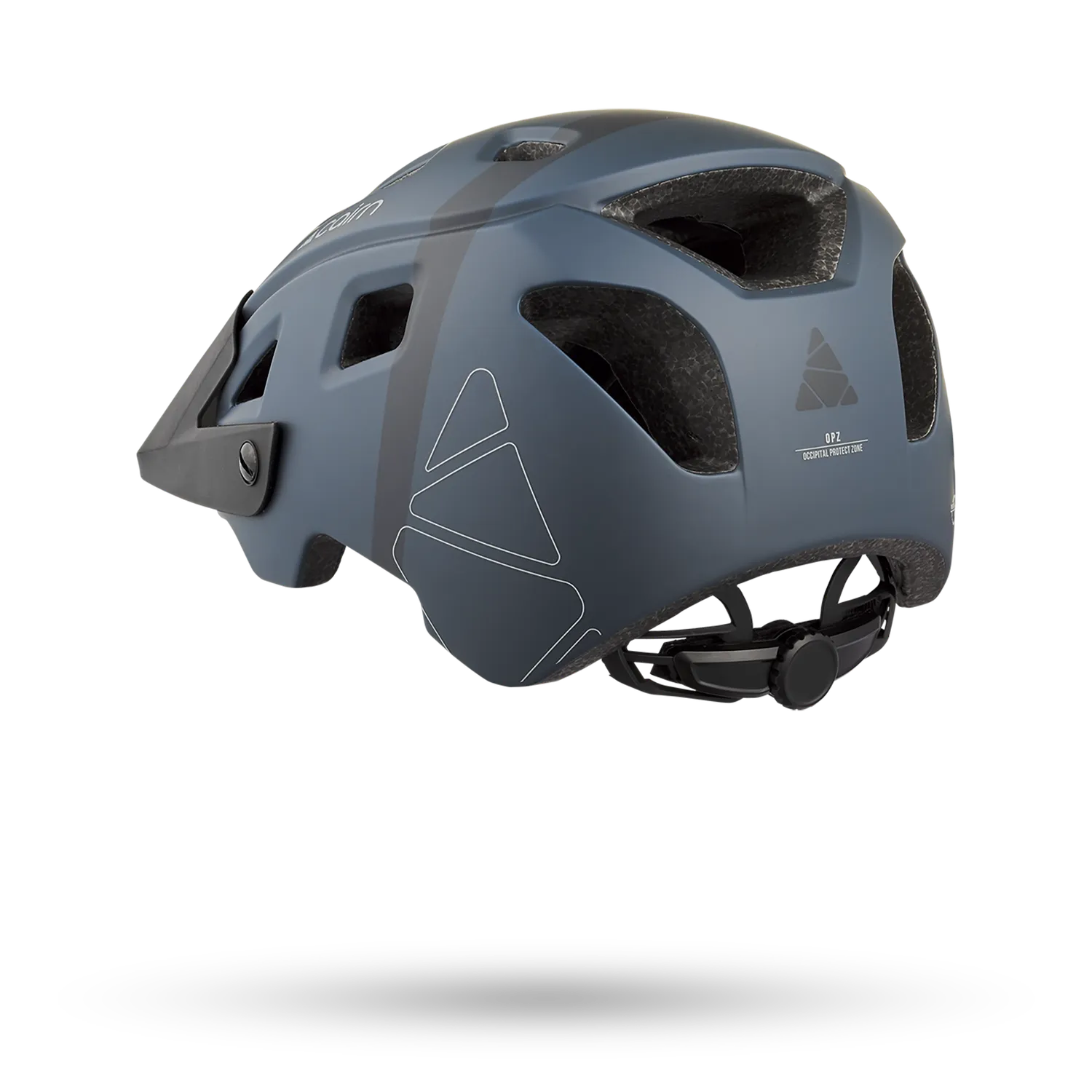 Cairn Lava mat graphite mtb-hjälm bakhuvudskydd