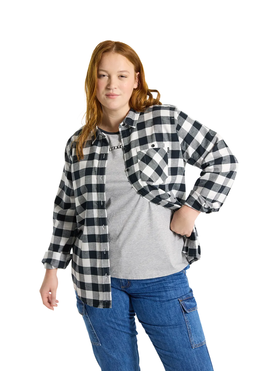 Burton Favorite flanellskjorta dam Forest Moss S