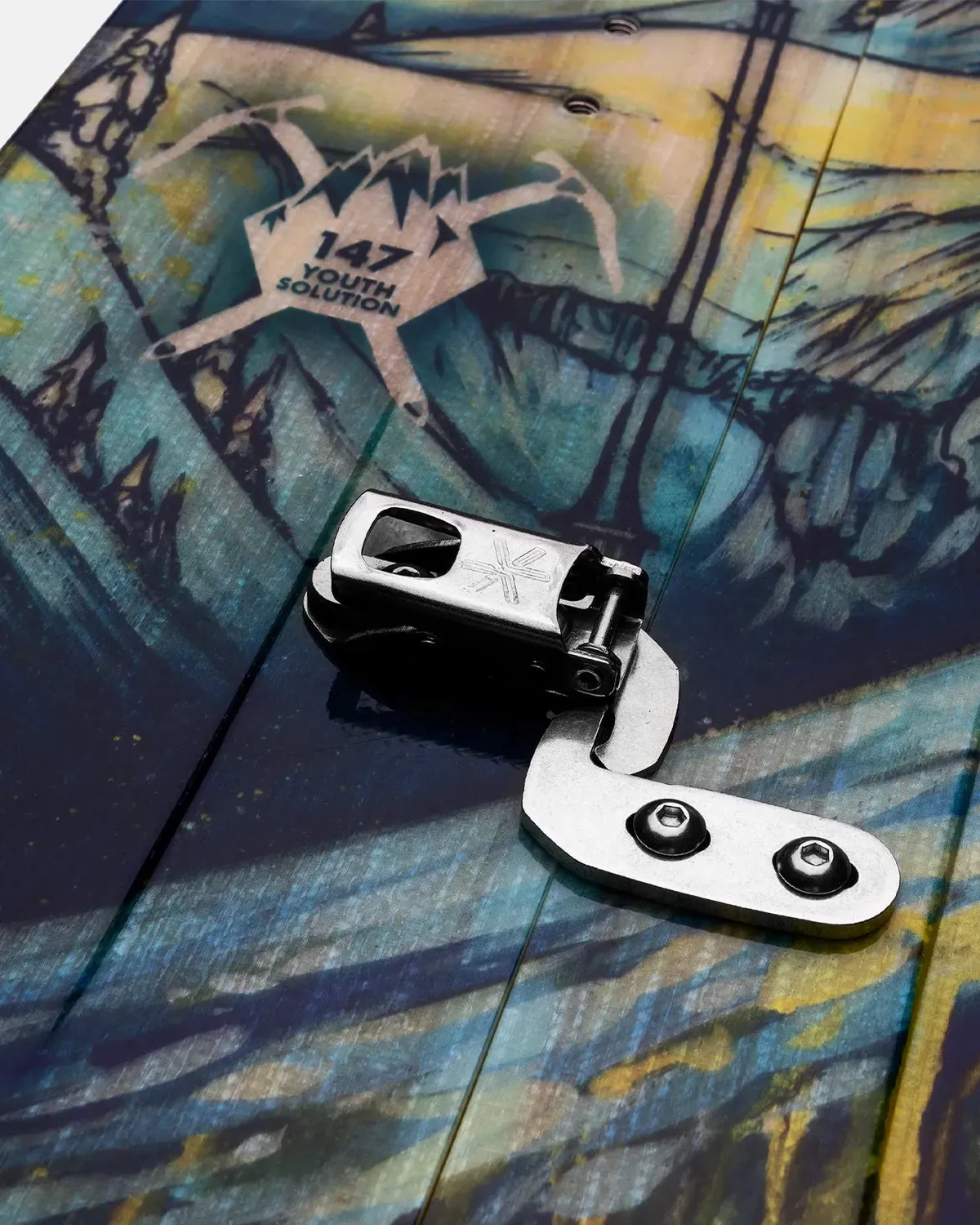 Jones Solution Youth splitboard 142 svart turåkning
