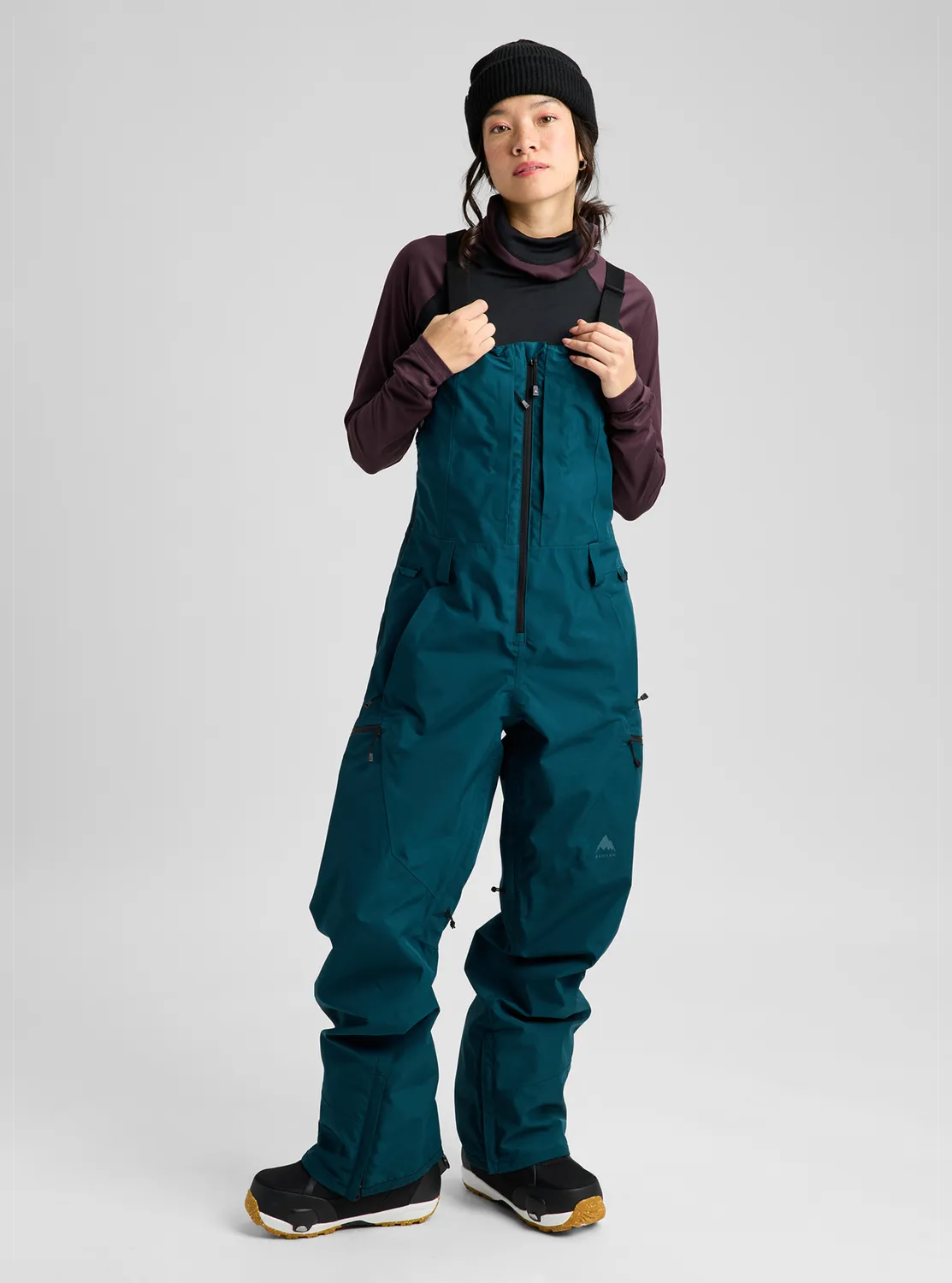 Burton Reserve Gore-Tex 2L hängselbyxor dam True Black