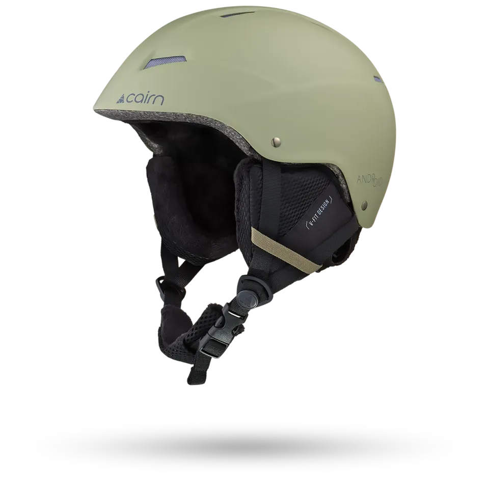 Cairn Android skidhjälm Mat Light Khaki ABS V-FIT