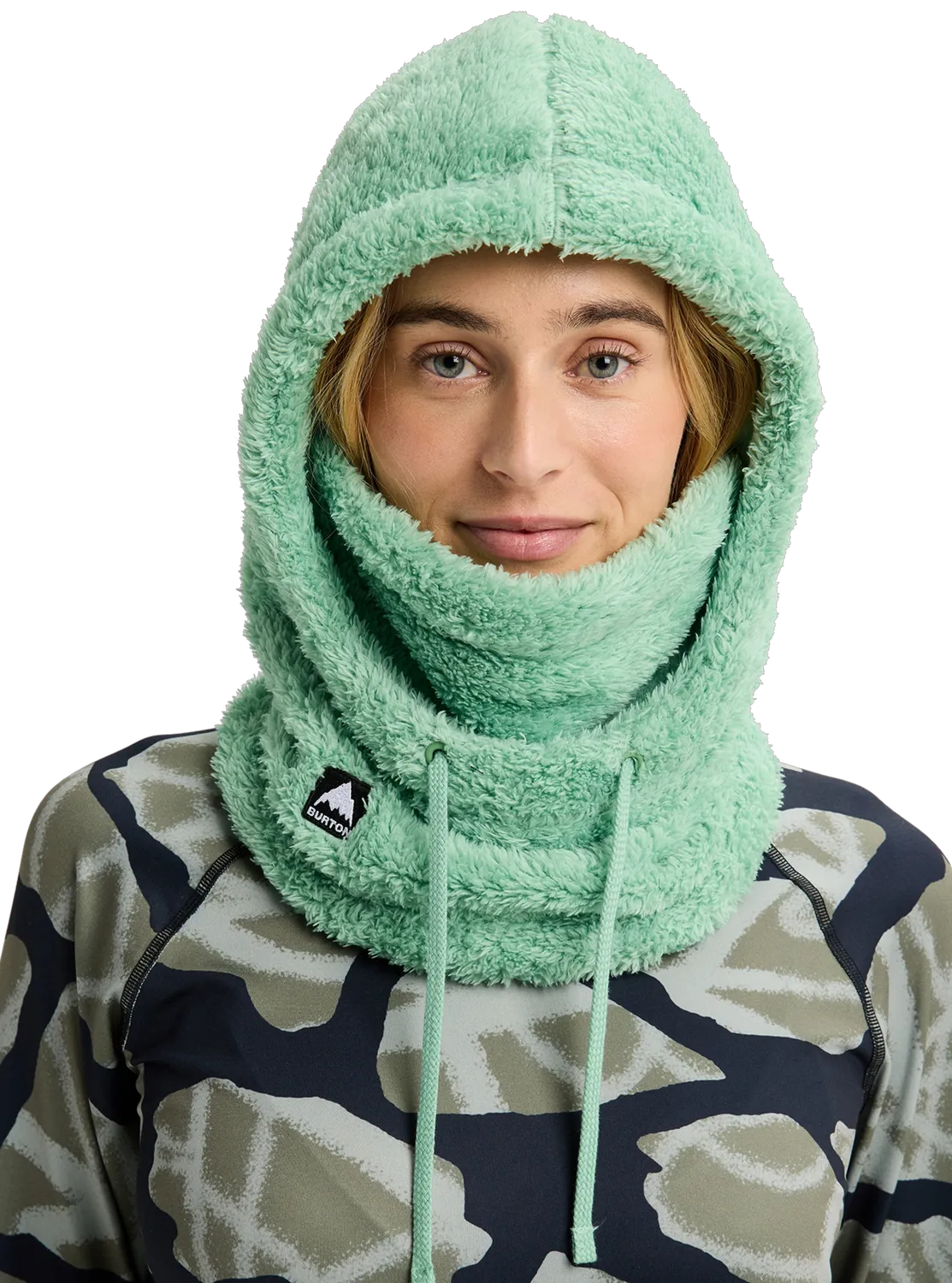 Burton Lynx huva stout white fleece varm