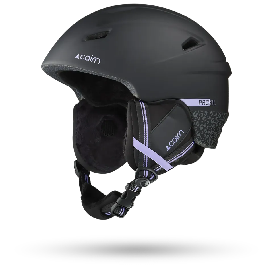 Cairn Electron skidhjälm 57/58 svart lätt In-Mold