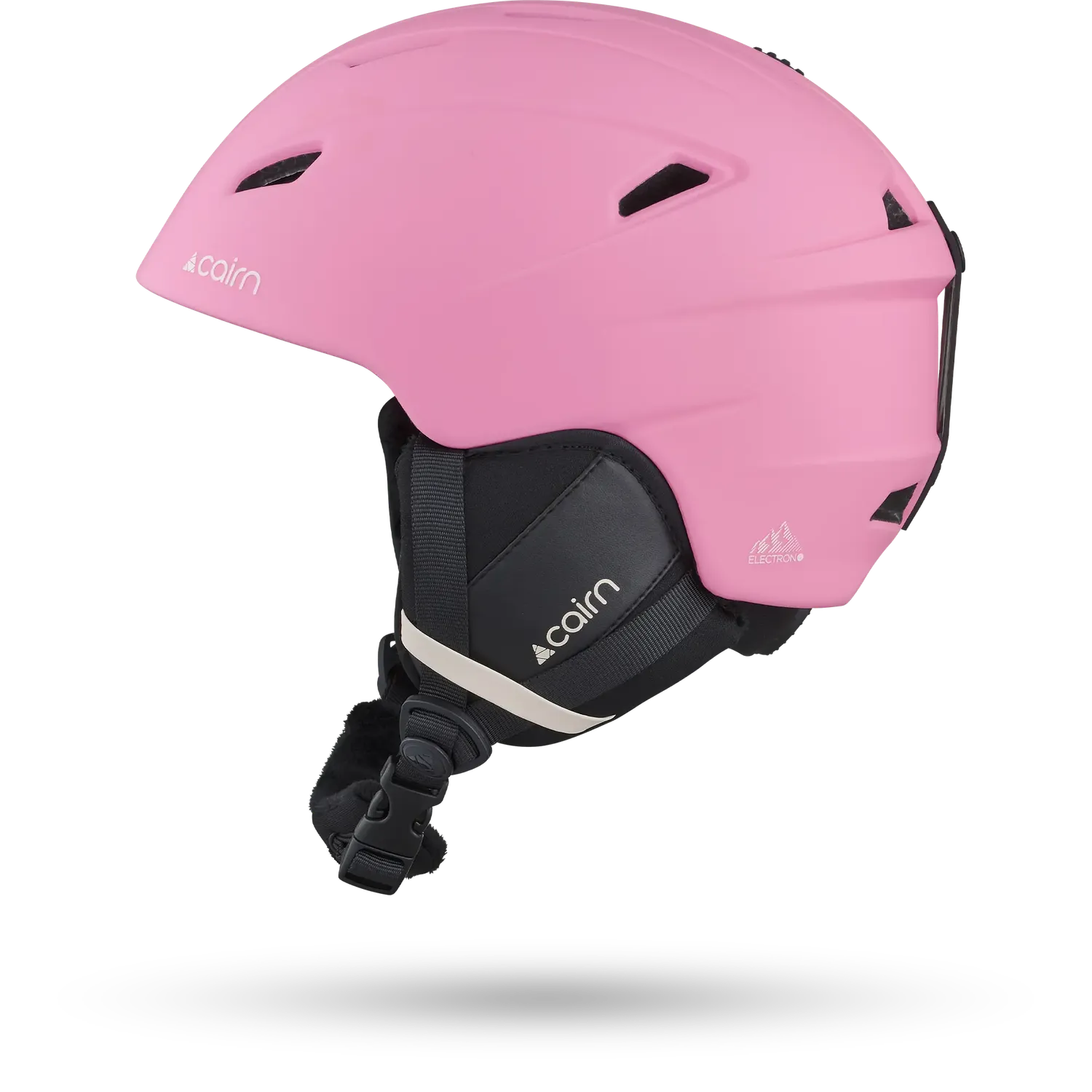 Cairn Electron J junior skidhjälm mat pink justerbar