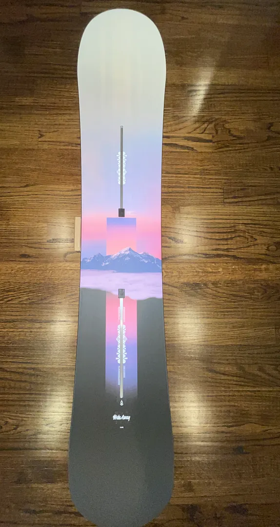Burton Hideaway Flat Top snowboard dam 148 medelflex