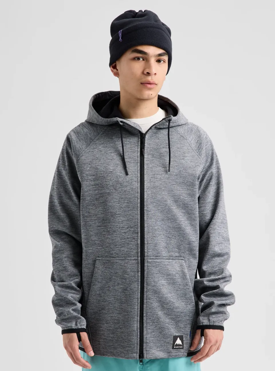 Burton Crown Weatherproof fleece herr True Black Htr