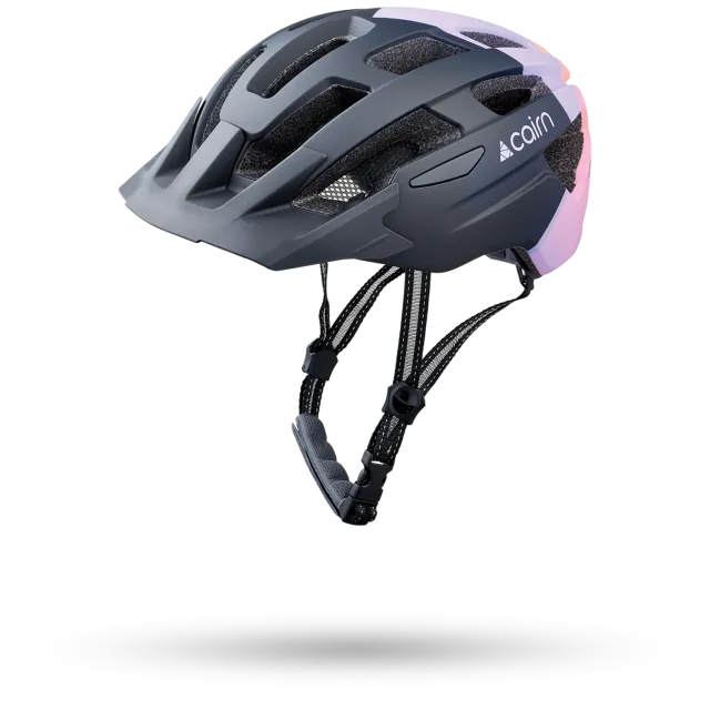 Cairn Prism XTR II cykelhjälm mat black lilac ventilerad